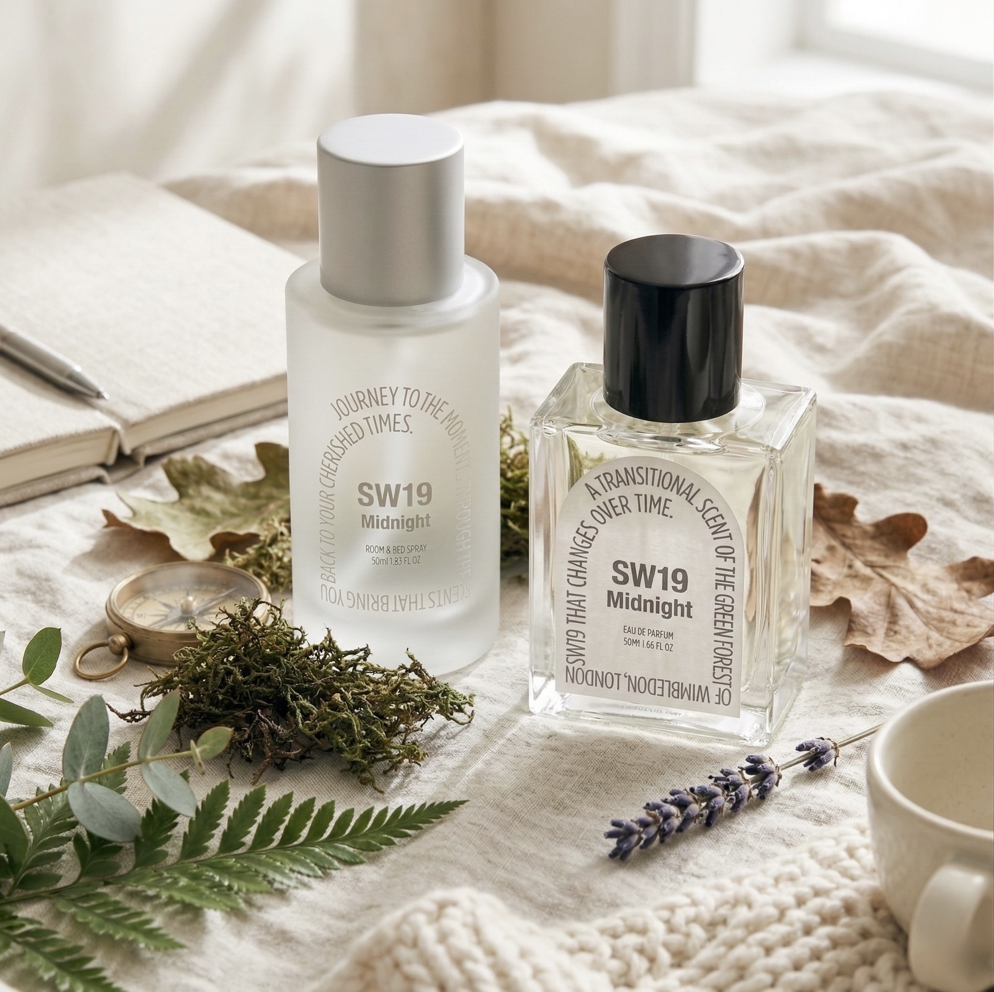 SW19 Midnight 限定組合｜枕香 50ml + 淡香精 50ml