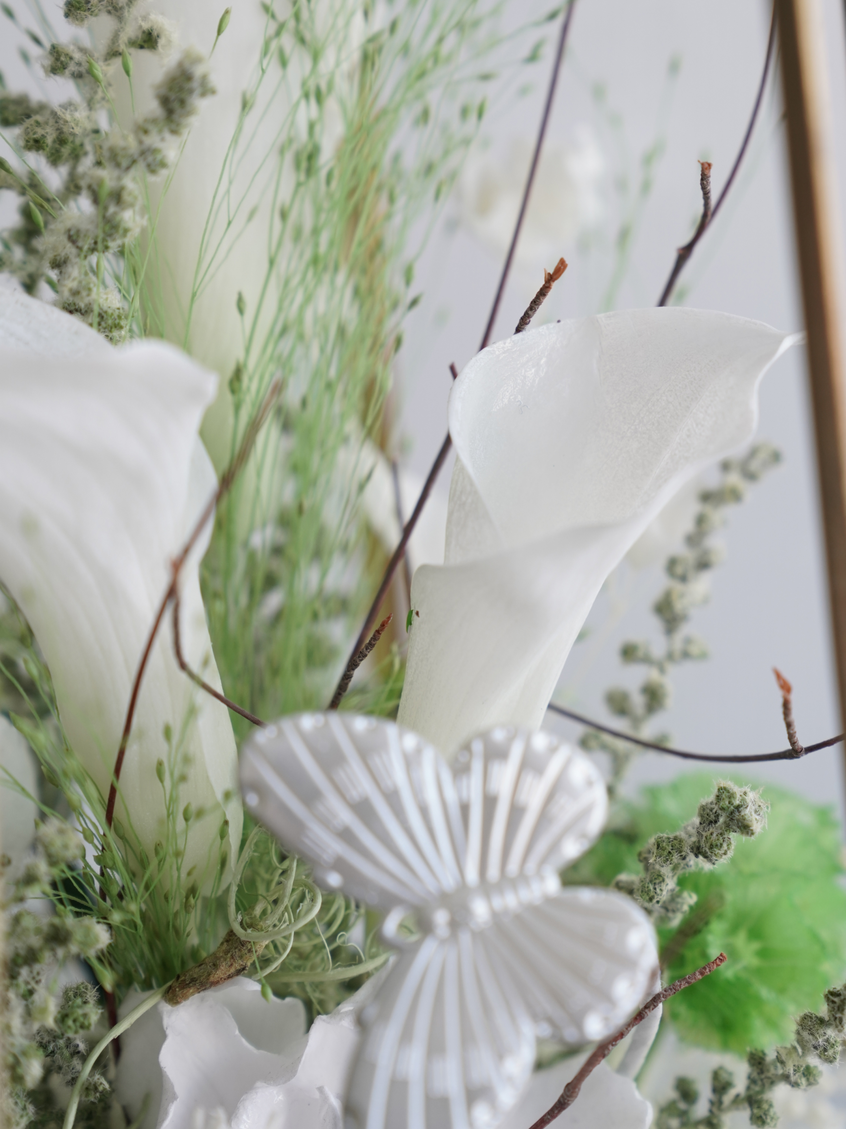 【限量特殊花】晨曦精靈 永生海芋 玻璃罩 / L /