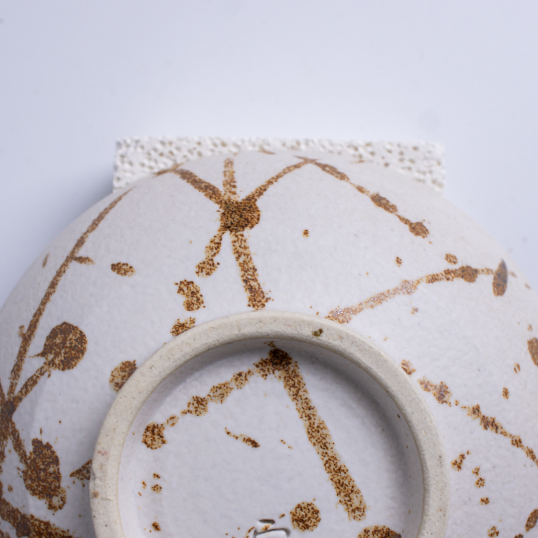 古銅金潑墨小深盤／淺湯碗