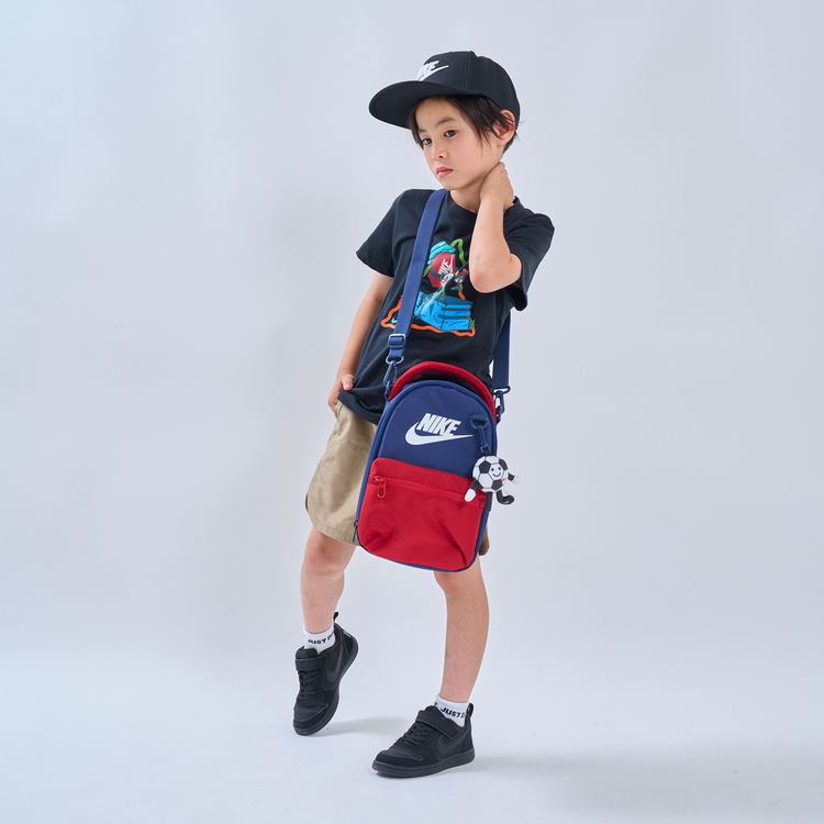 【預購】J0306605 NIKE 兒童午餐手提袋＆單肩包 9A3131 藍紅色