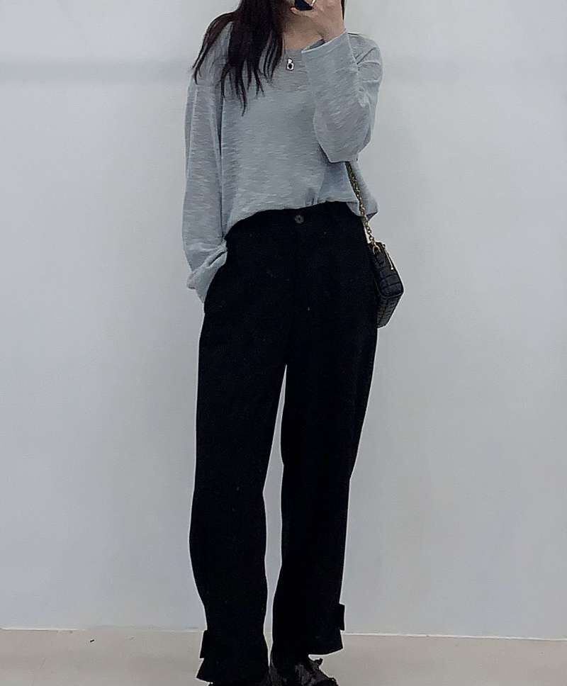 FP6009 後鬆緊老爹型西褲