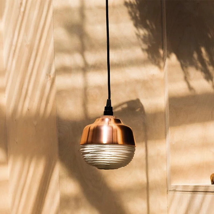 一盞東西吊燈 (小尺寸/紅銅款/吸頂蓋版)