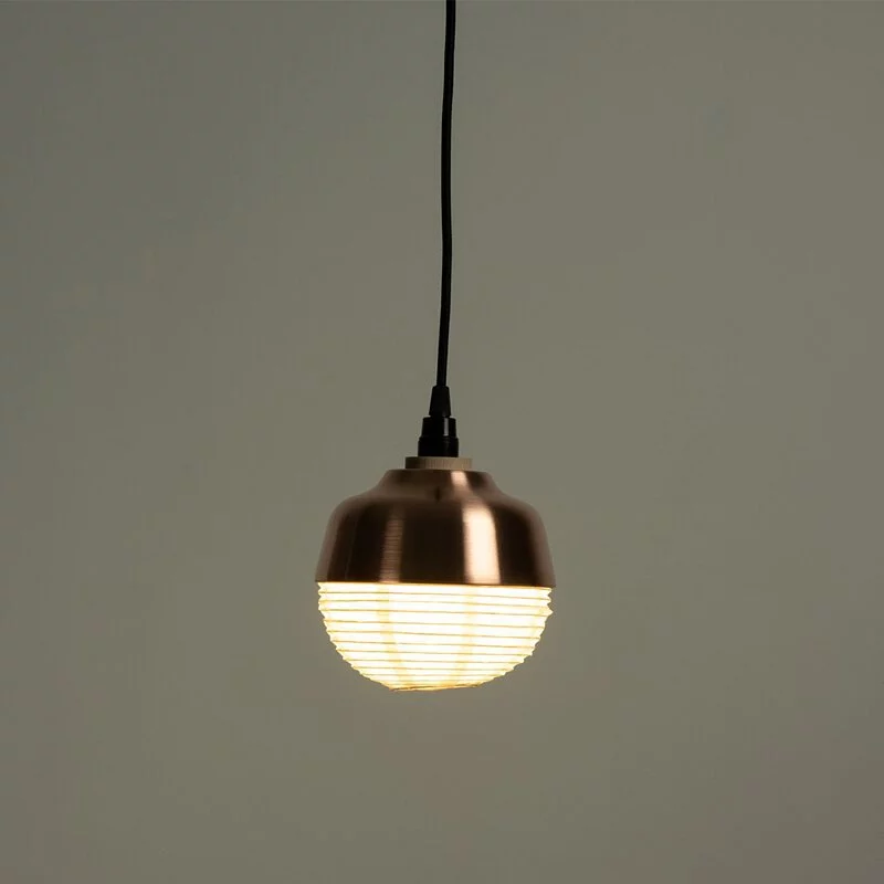 一盞東西吊燈 (小尺寸/紅銅款/吸頂蓋版)