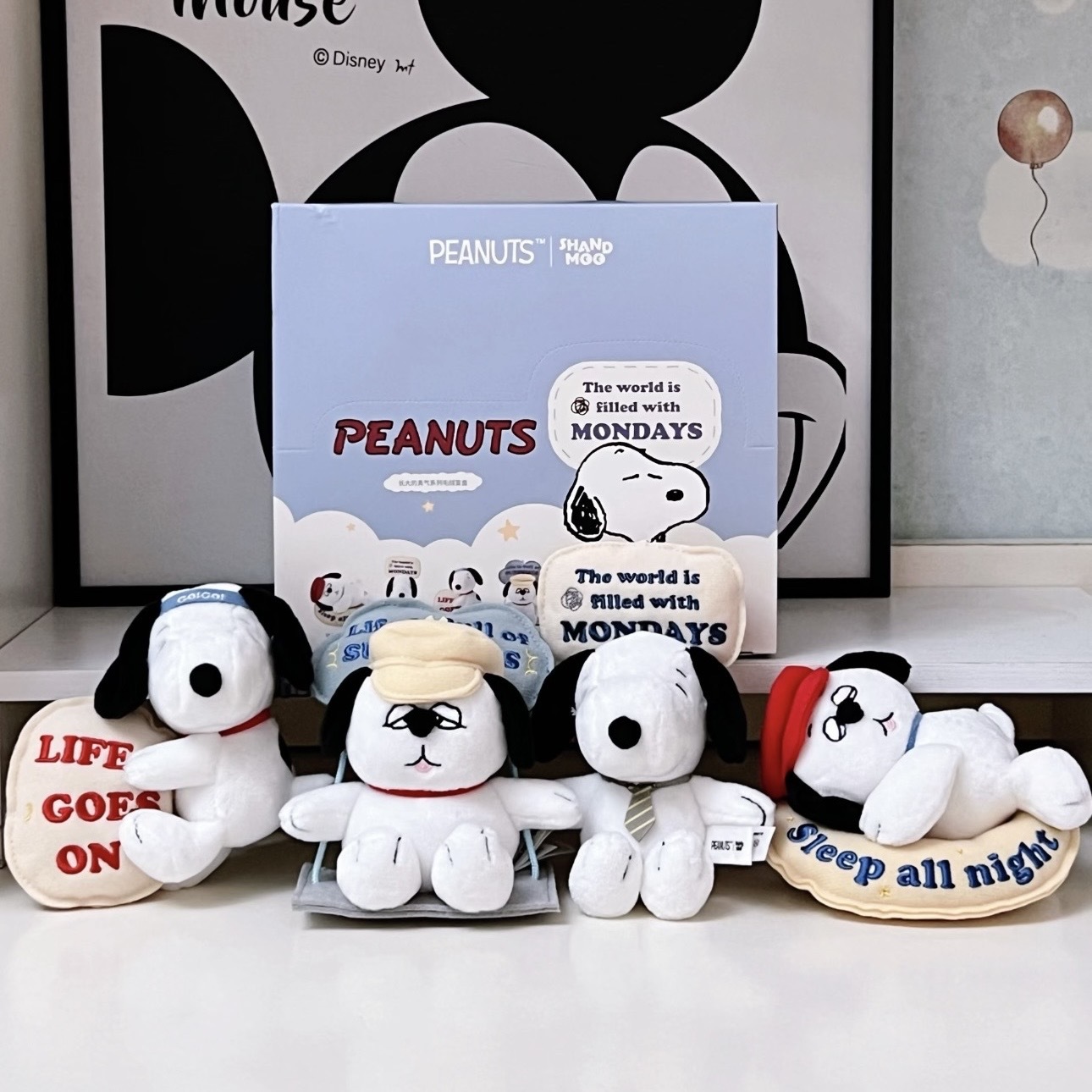 PEANUTS 長大的勇氣系列 盲盒 毛絨吊飾 奧拉夫 史努比