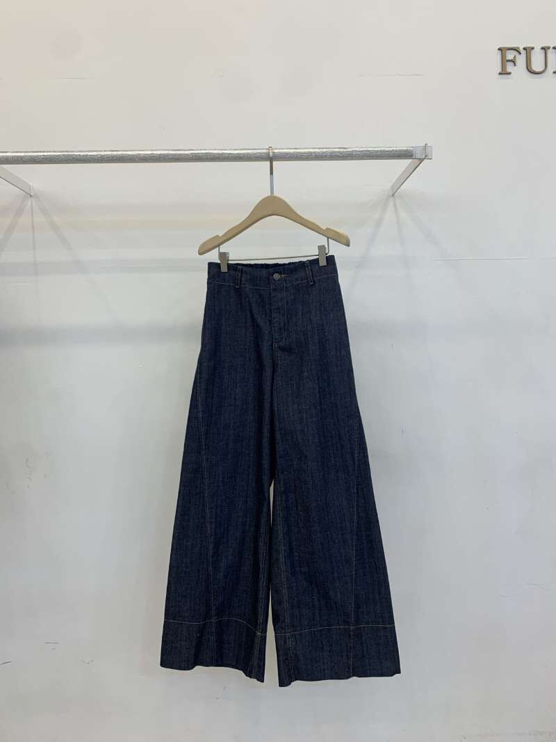 FP6013 後鬆緊A字牛仔褲