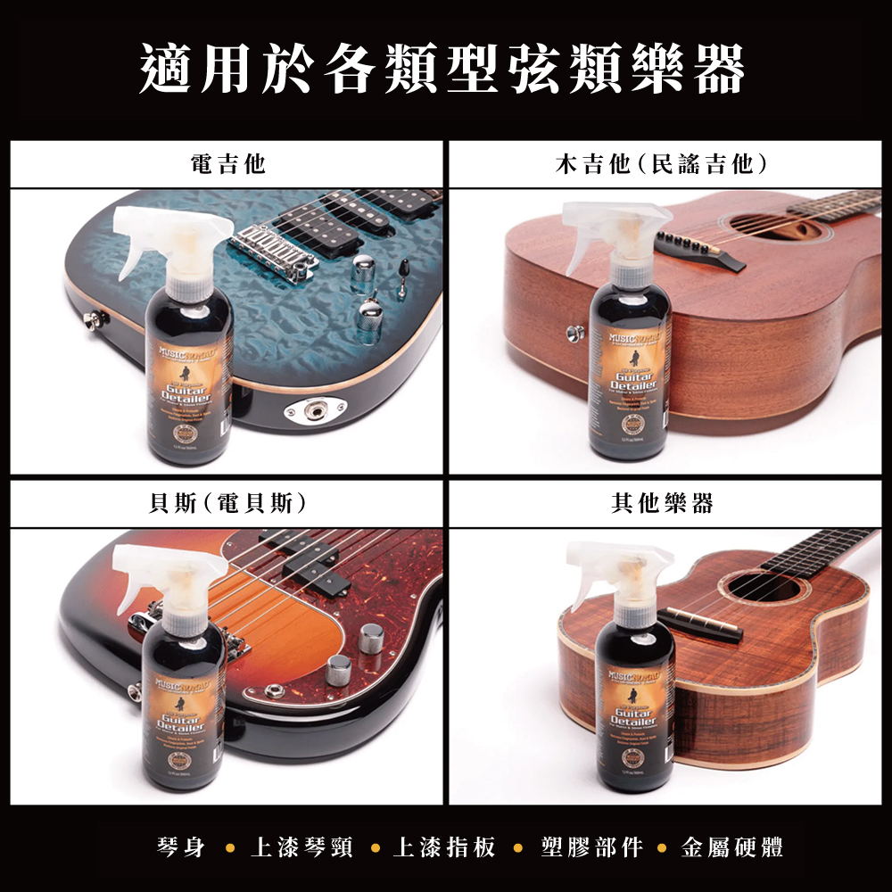 【1-3】[MusicNomad] 全能吉他清潔劑(工業瓶) #MN152