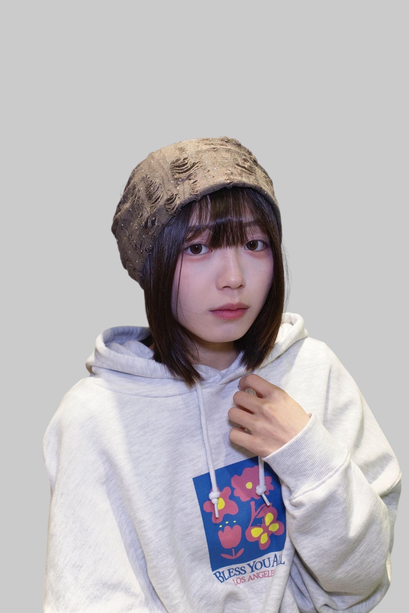 『Always_Good』做舊 破洞 堆堆帽 冷帽