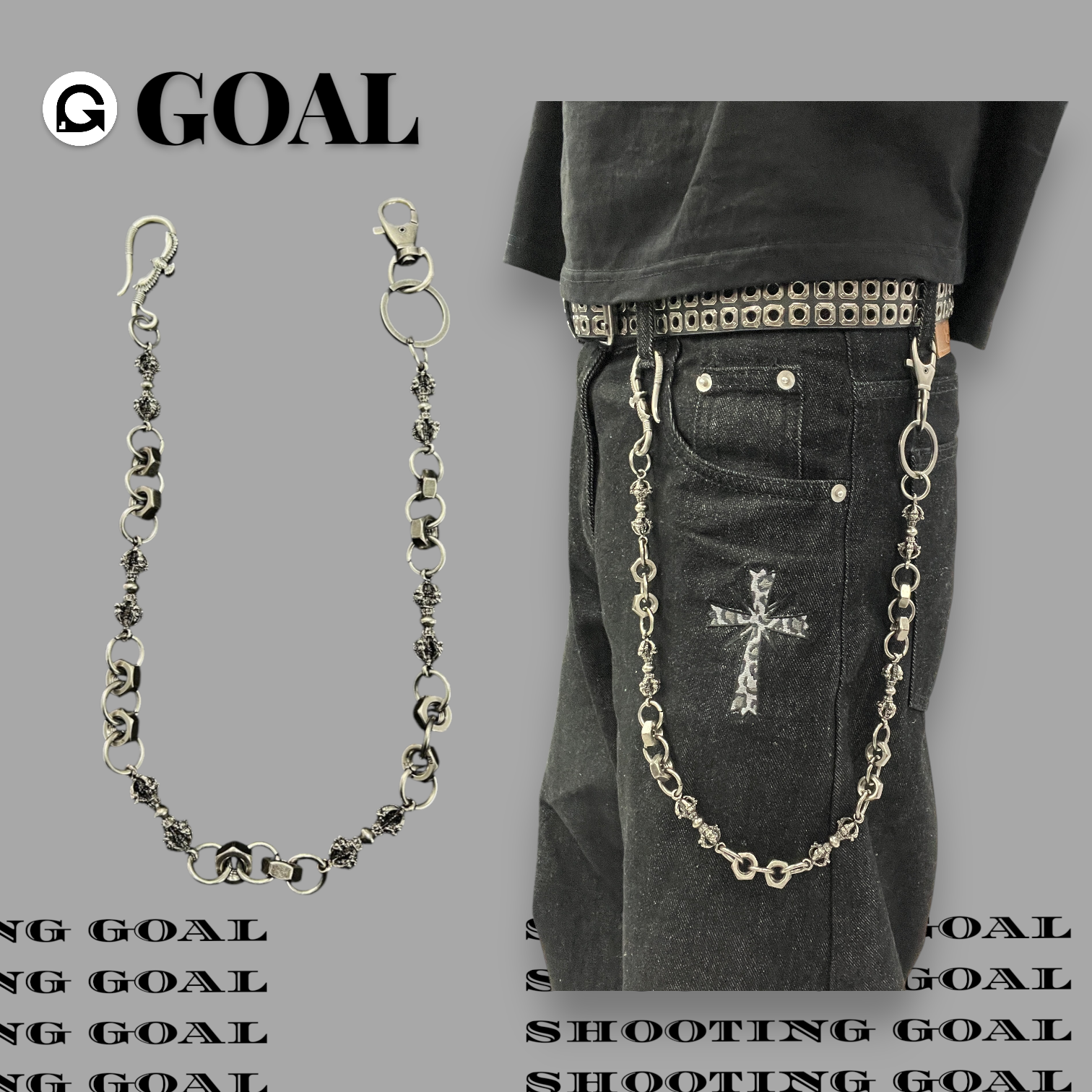(GOAL) 老鷹 鎖鏈 褲鍊