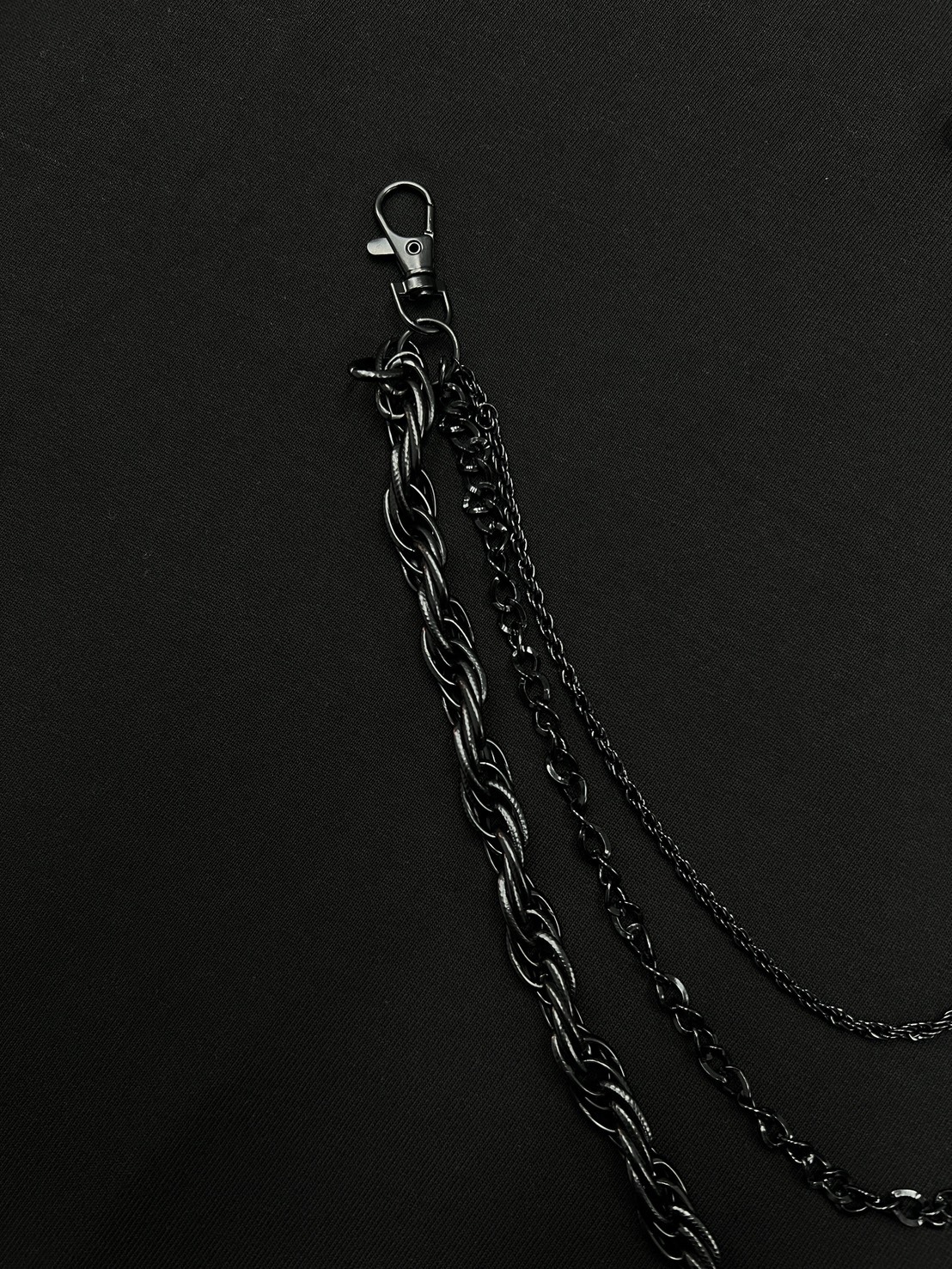 (GOAL) 美式 復古 黑鏈條 褲鍊