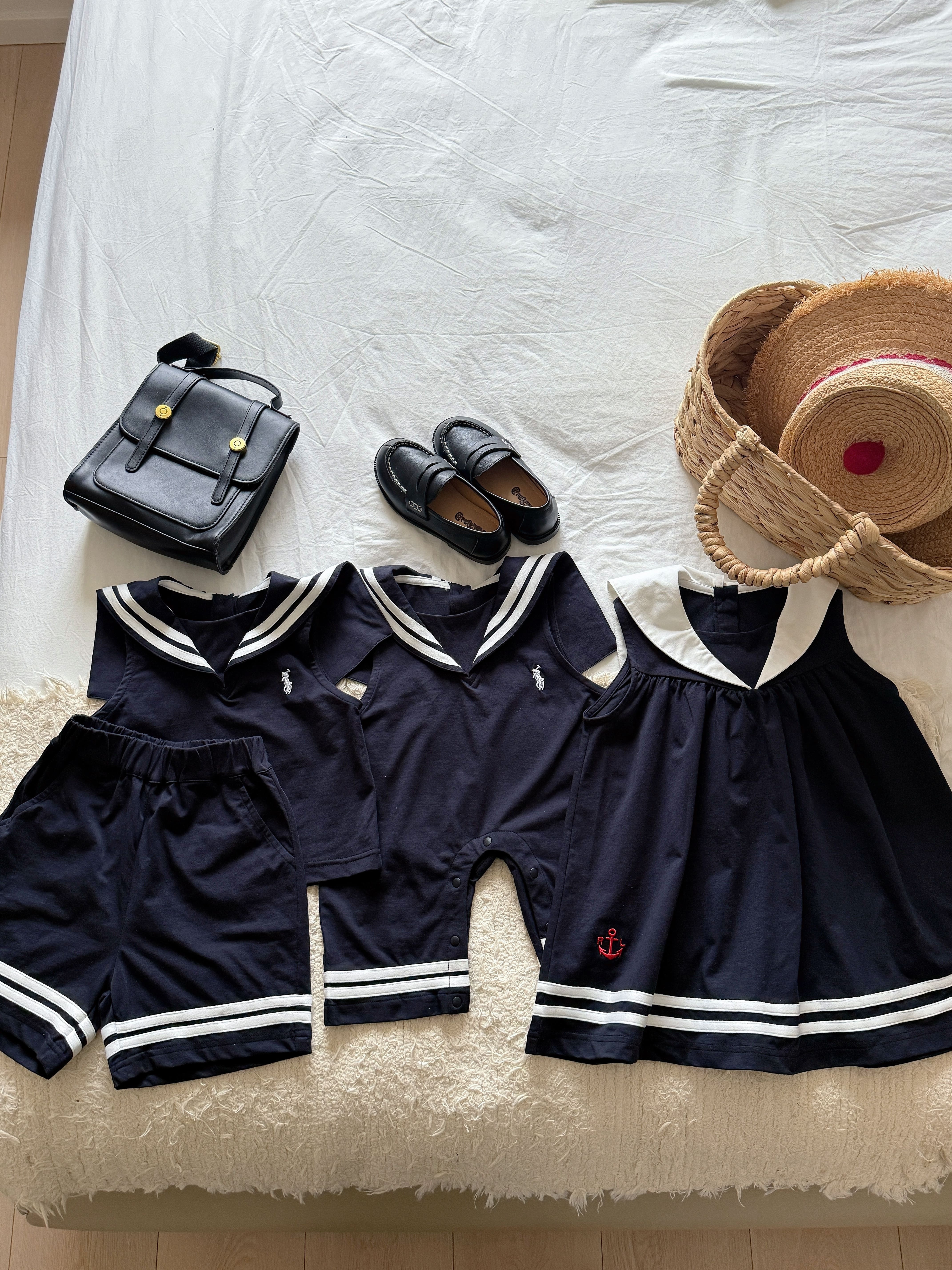 𝐏𝐨𝐥𝐨 ⚓水手領套裝/連身衣/連身裙
