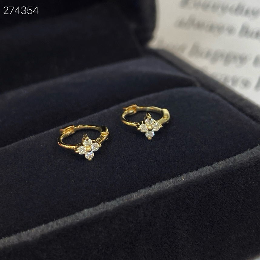 🍀四葉草小花｜耳釘耳圈｜女神節