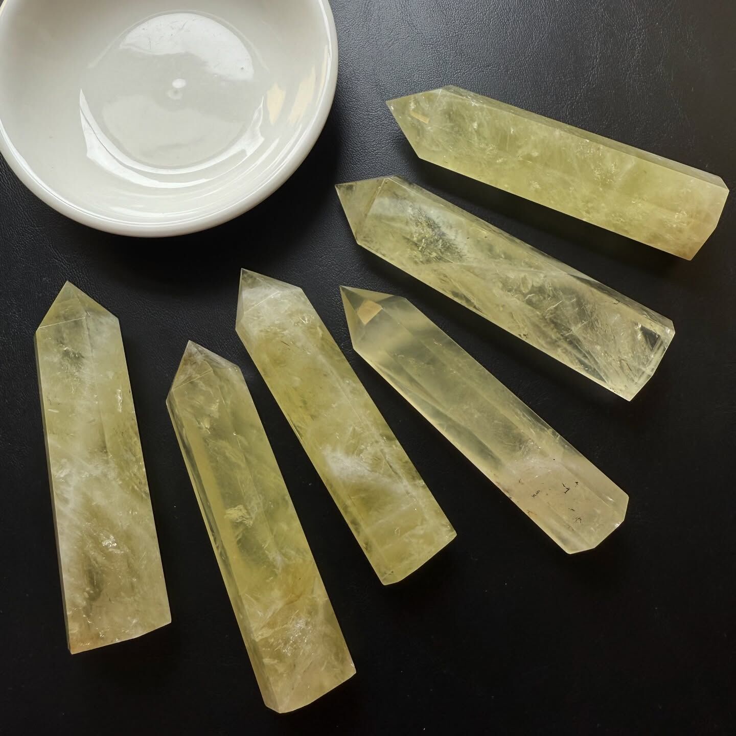 [原石] 檸檬黃水晶 水晶柱