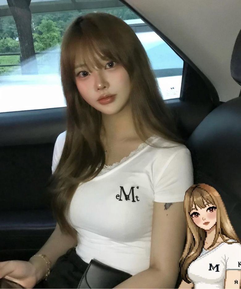 【預購】韓國 MUCENT 蕾絲 V領 短袖 T恤 三色