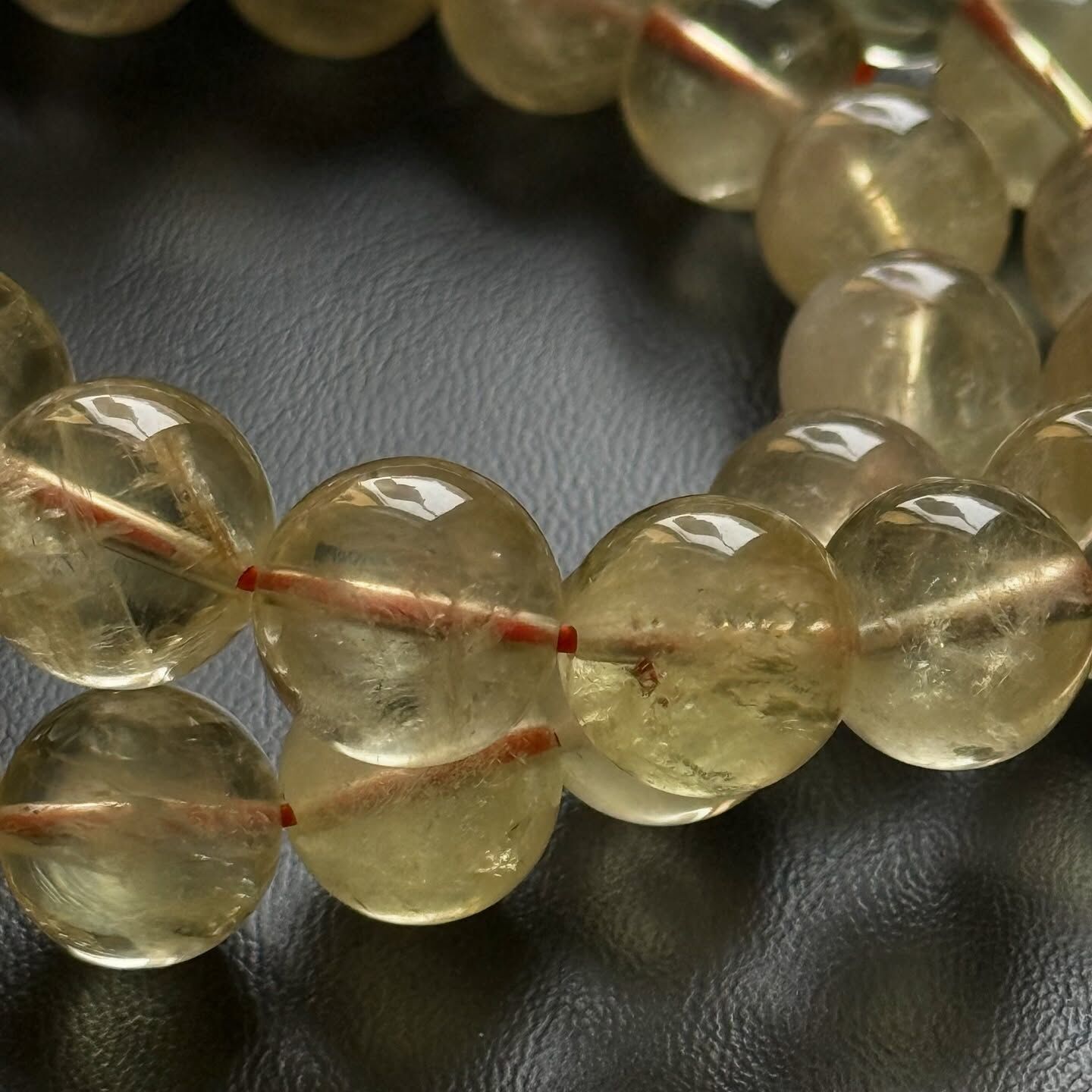 [原石] 檸檬黃水晶 水晶手串