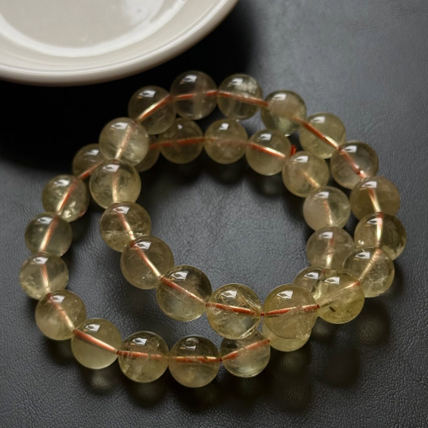 [原石] 檸檬黃水晶 水晶手串