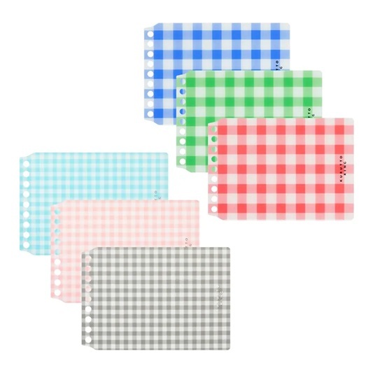 日本Maruman．Loose Leaf 9孔活頁封面 素色/格紋 共12款