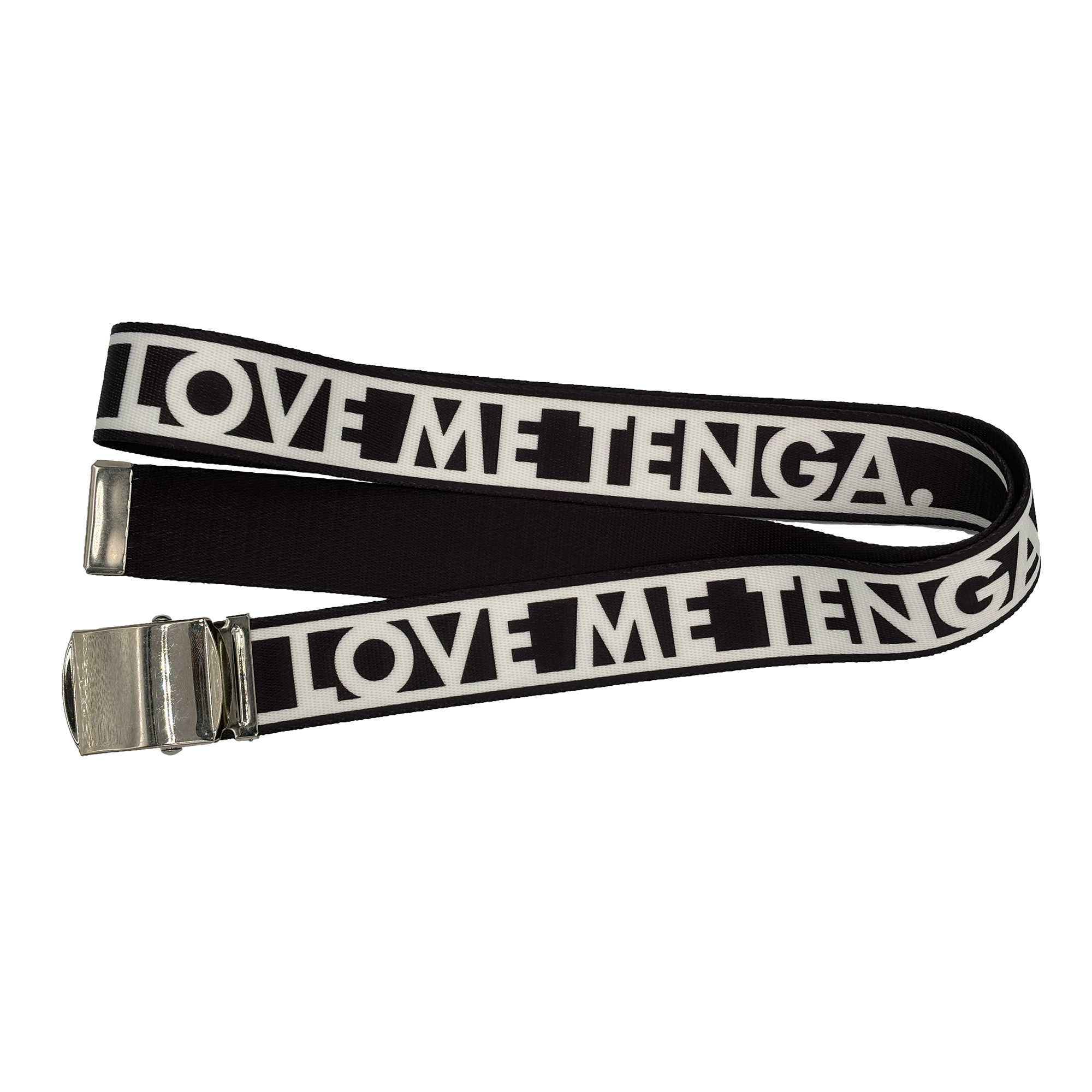 TENGA 金屬扣腰帶 黑色