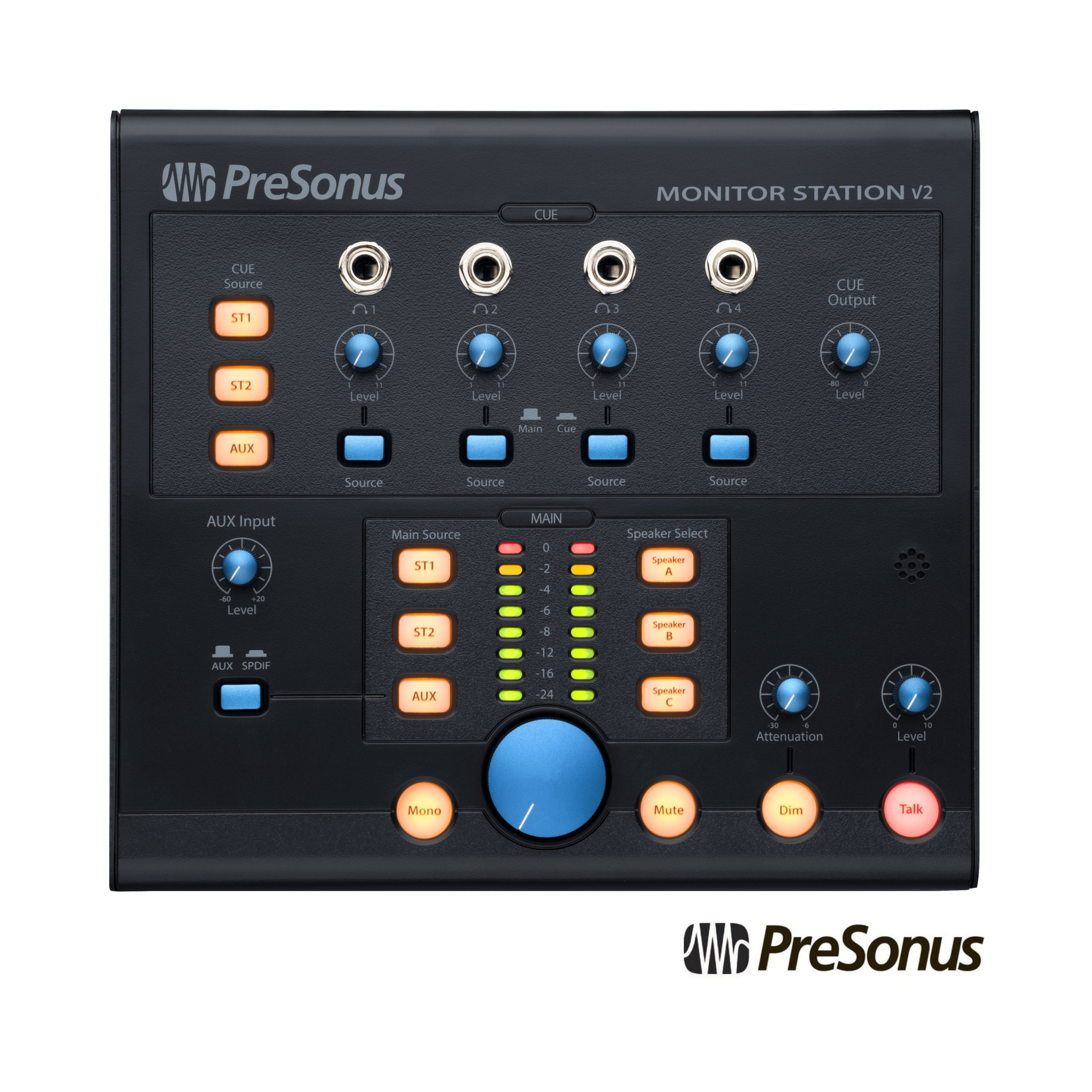 PreSonus Monitor Station V2 監聽喇叭控制器