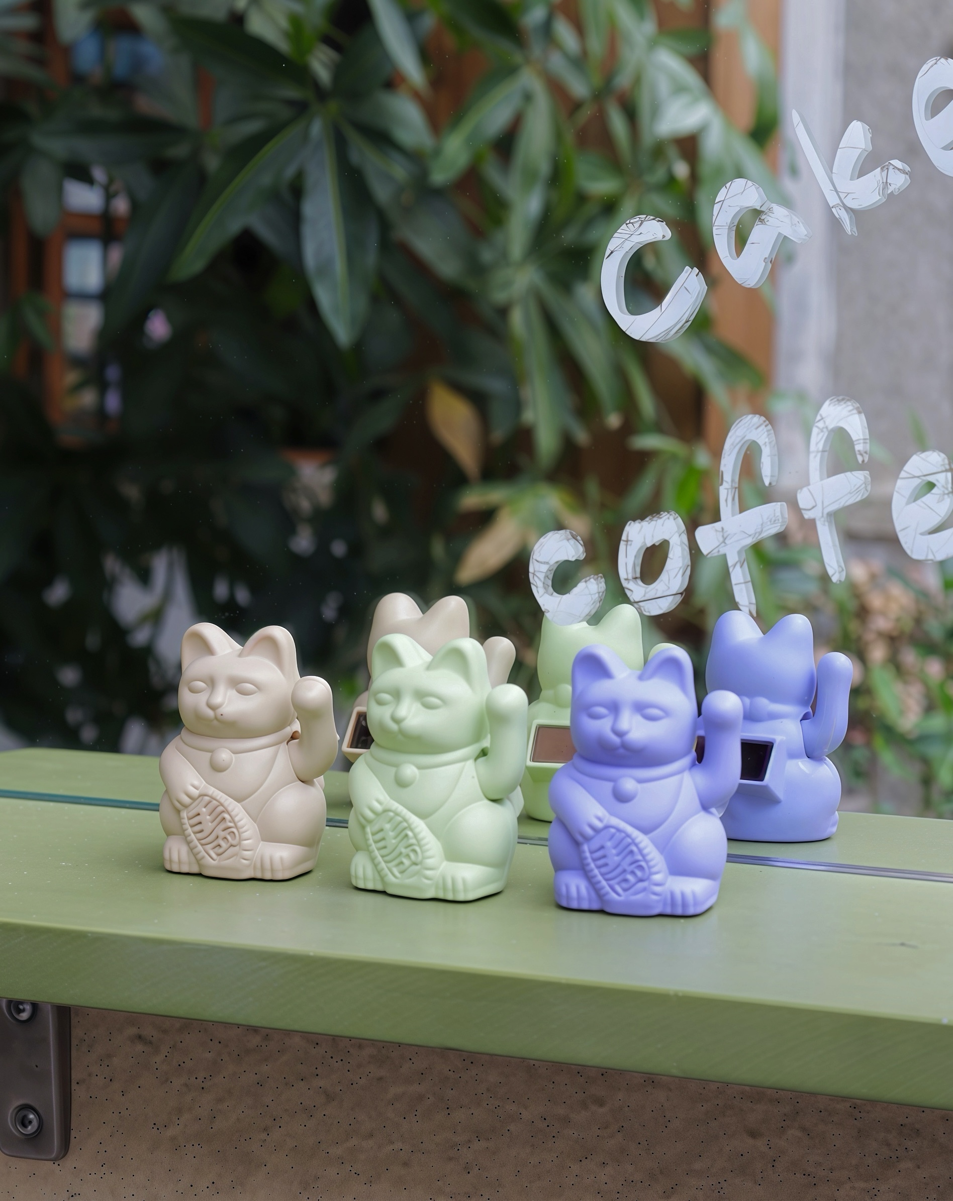 Lucky Cats Solar 太陽能 迷你 招財貓 15色