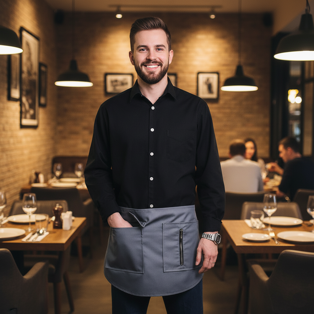 半身職人輕帆布圍裙