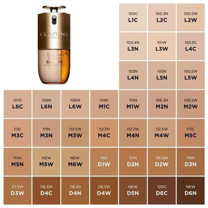 嬌韻詩 - Double Serum 賦活精華粉底液 #M2N [Matches 108.3N] 30ml (平行進口)