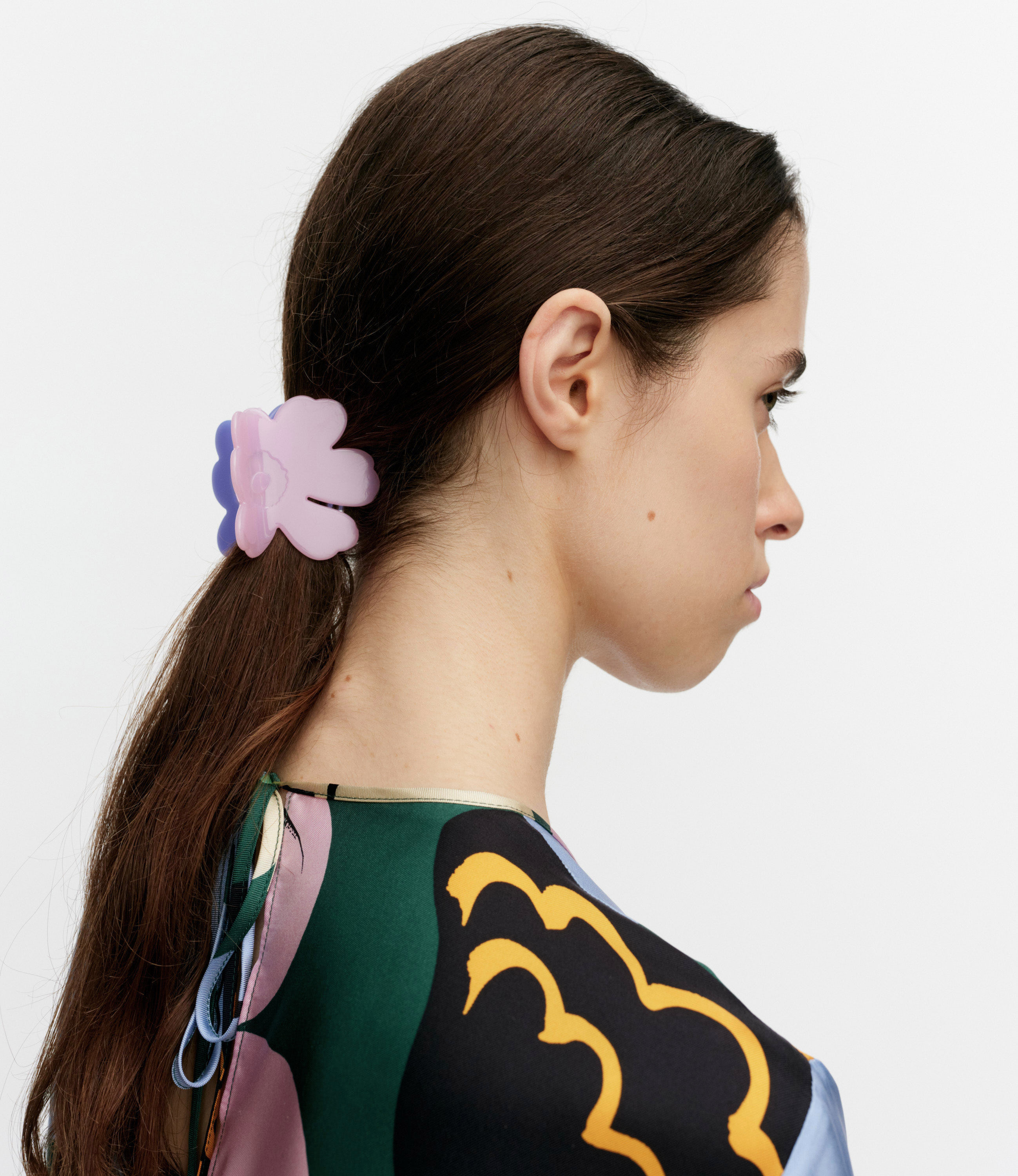 Unikko 雙色花形小髮飾