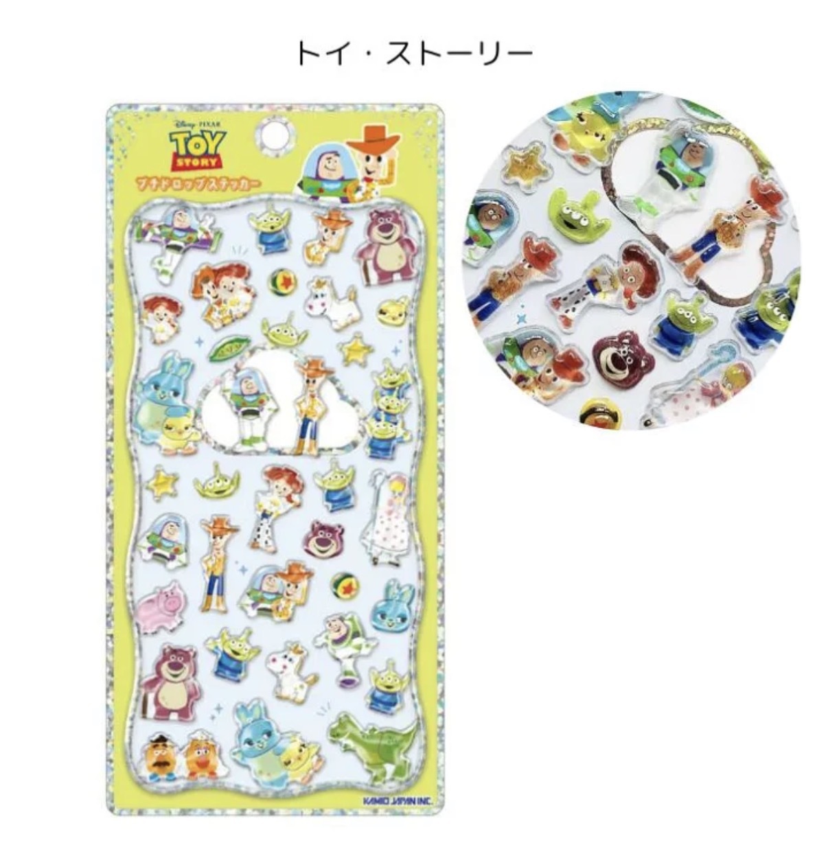 【日本超人氣】JP Toystory x BONBON 透明立體貼紙 5962