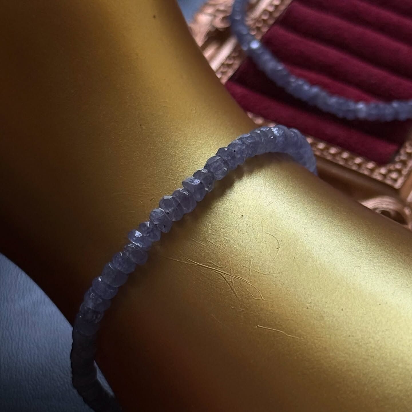 [原石] 坦桑石 925銀手鏈