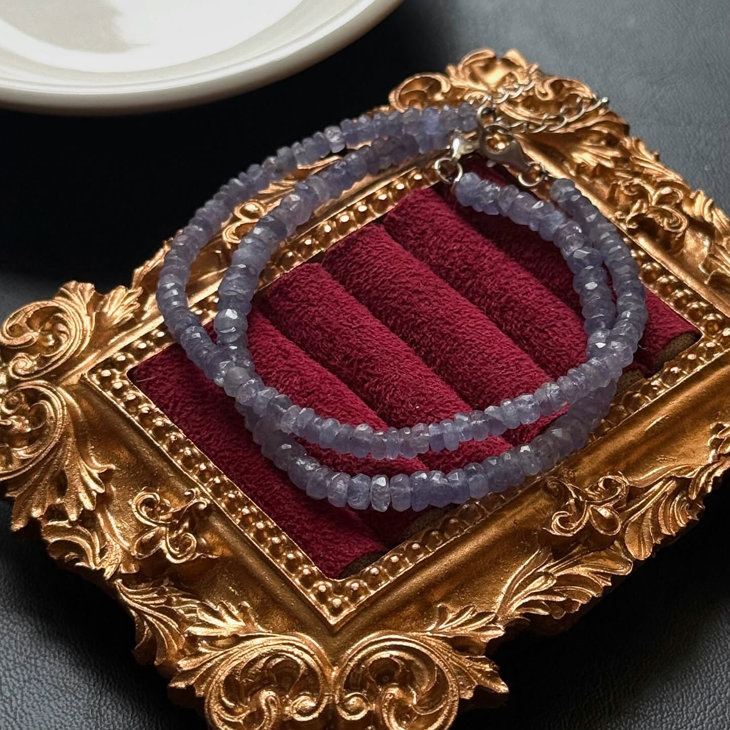 [原石] 坦桑石 925銀手鏈