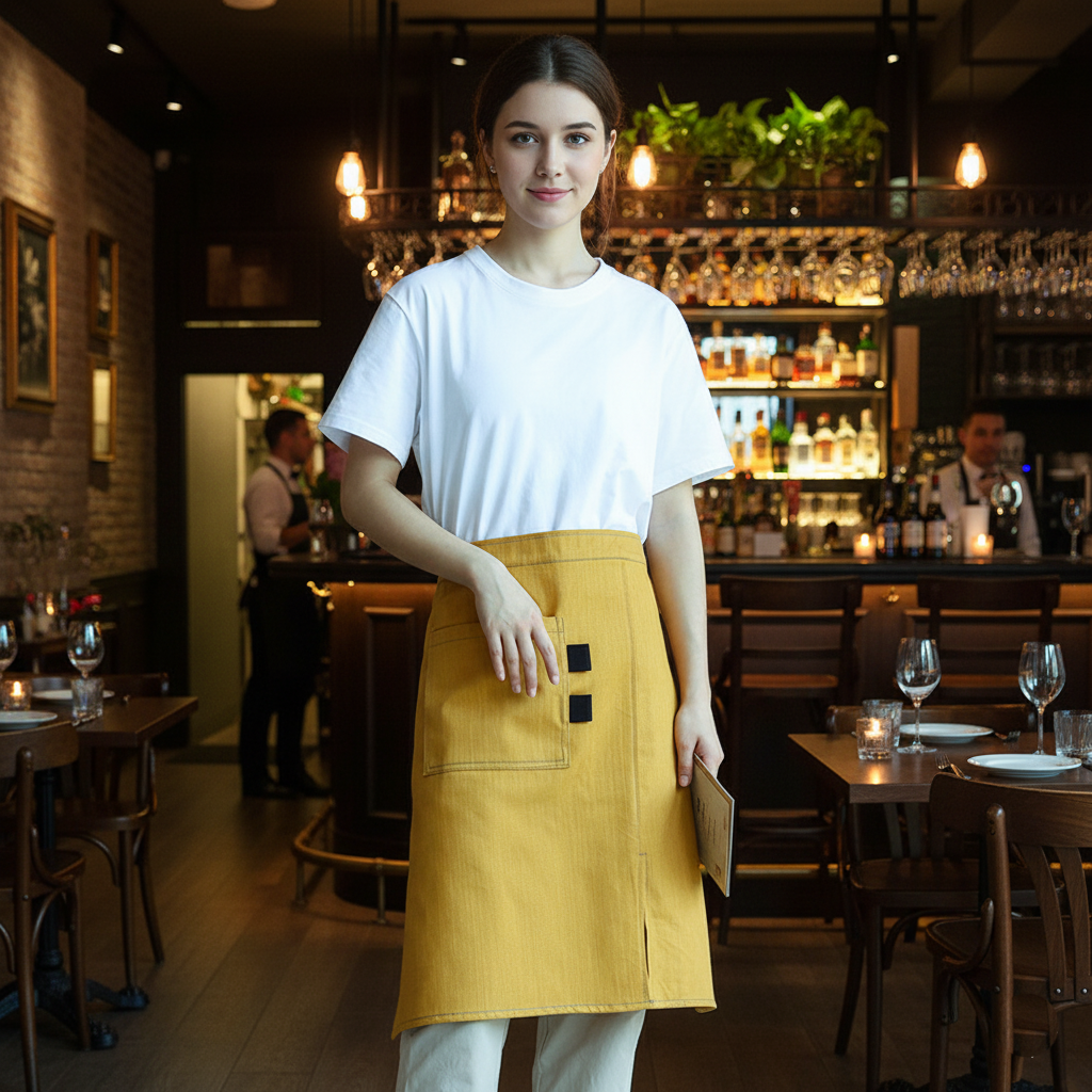 餐酒館職人半身圍裙