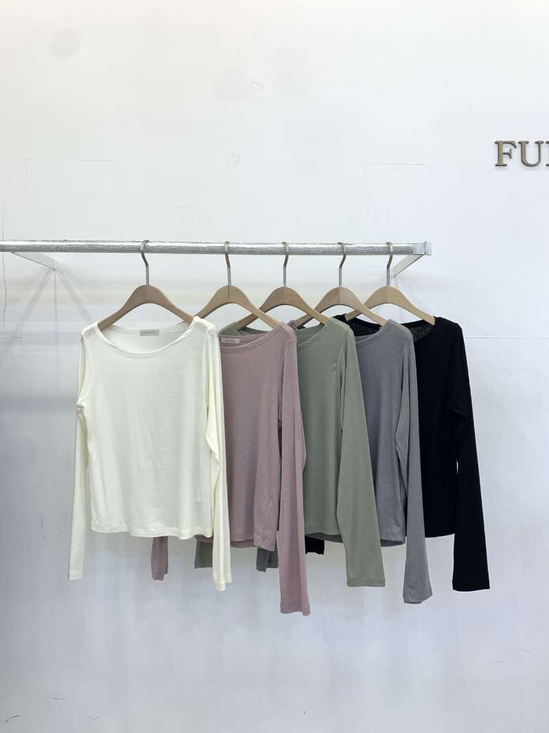 FP6031 天絲羊毛圓領打底長袖T