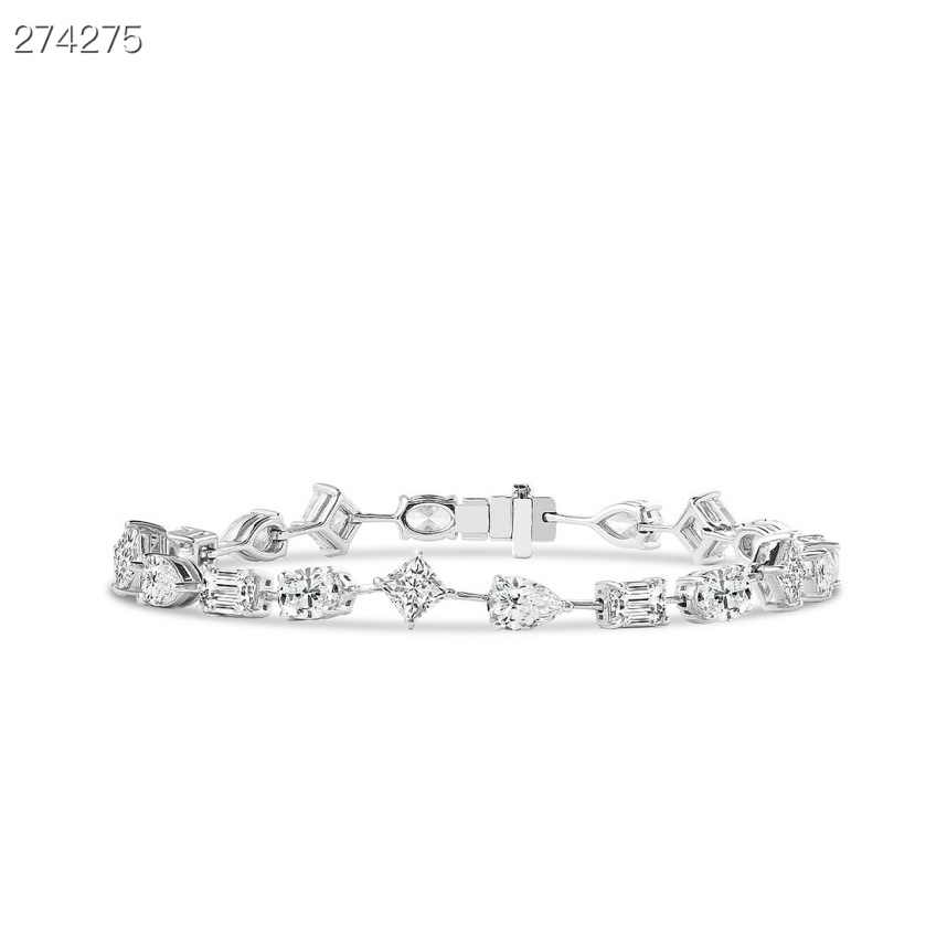 GIA 異形6.11克拉｜白鑽手鍊｜寵愛女神