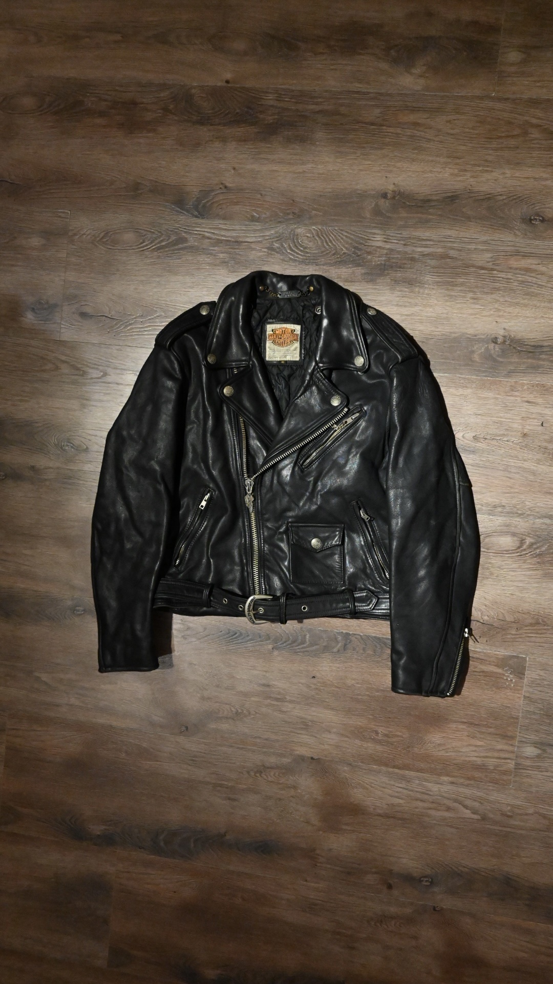 90’s HARLEY-DAVIDSON Leather Jacket  * Screamin’ Eagle Club