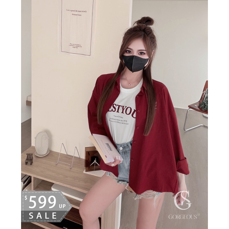 G3336 「Smile face'挺版襯衫」