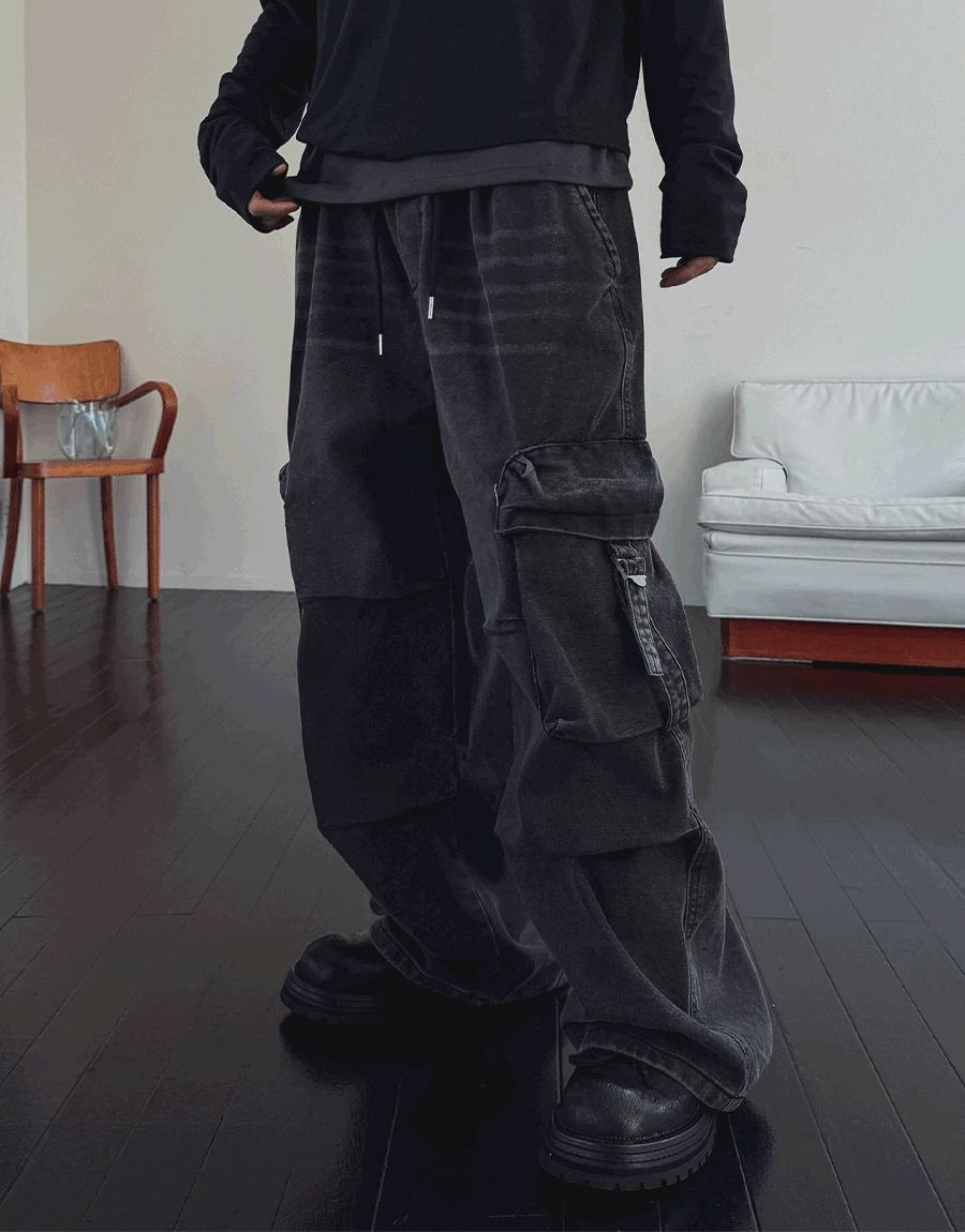 Treats 搭扣工裝牛仔褲