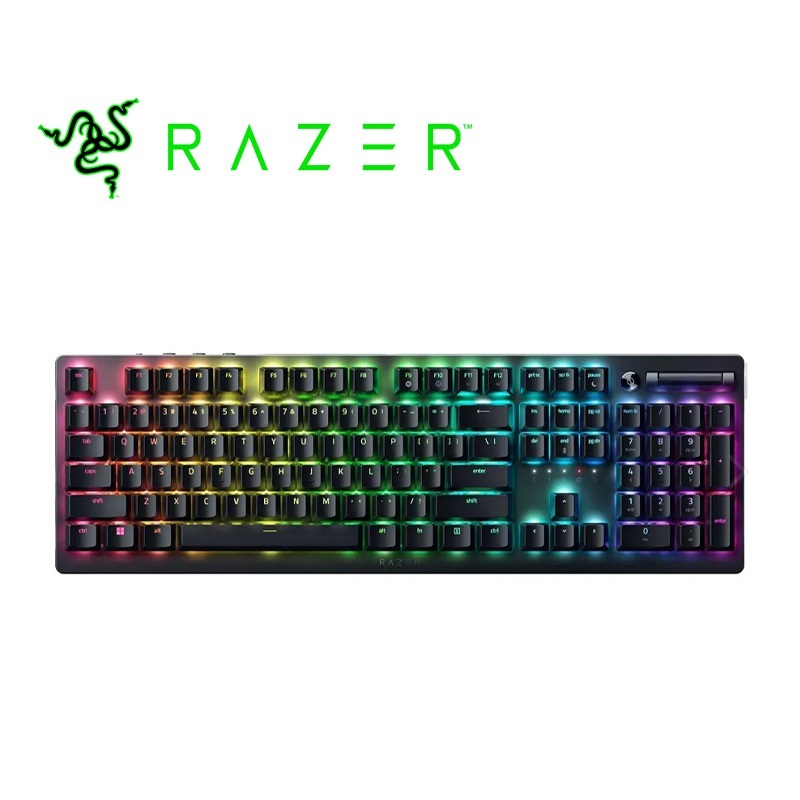 Razer 雷蛇 噬魂金蝎V2(紅軸)機械式RGB鍵盤(英)/RZ03-04500100-R3M1