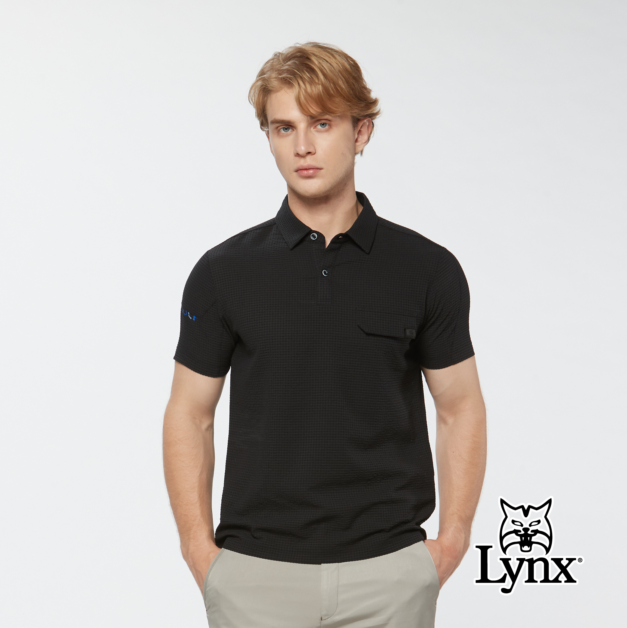 男款日本進口布料吸濕排汗合身版短袖POLO衫