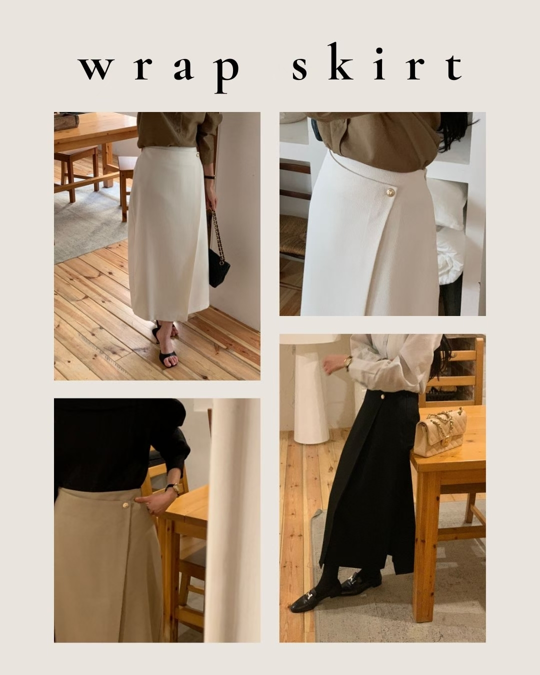 MN5509 單金扣前頁長裙