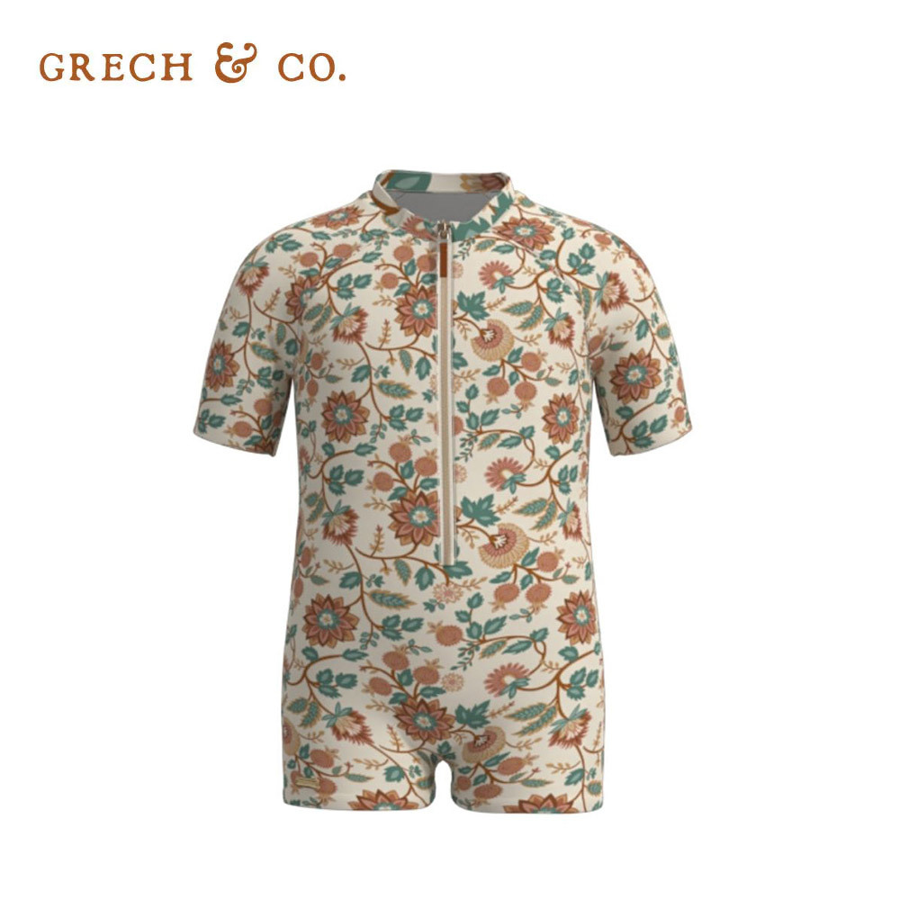 Grech&Co. 抗UV防曬短袖泳衣(多色可選)