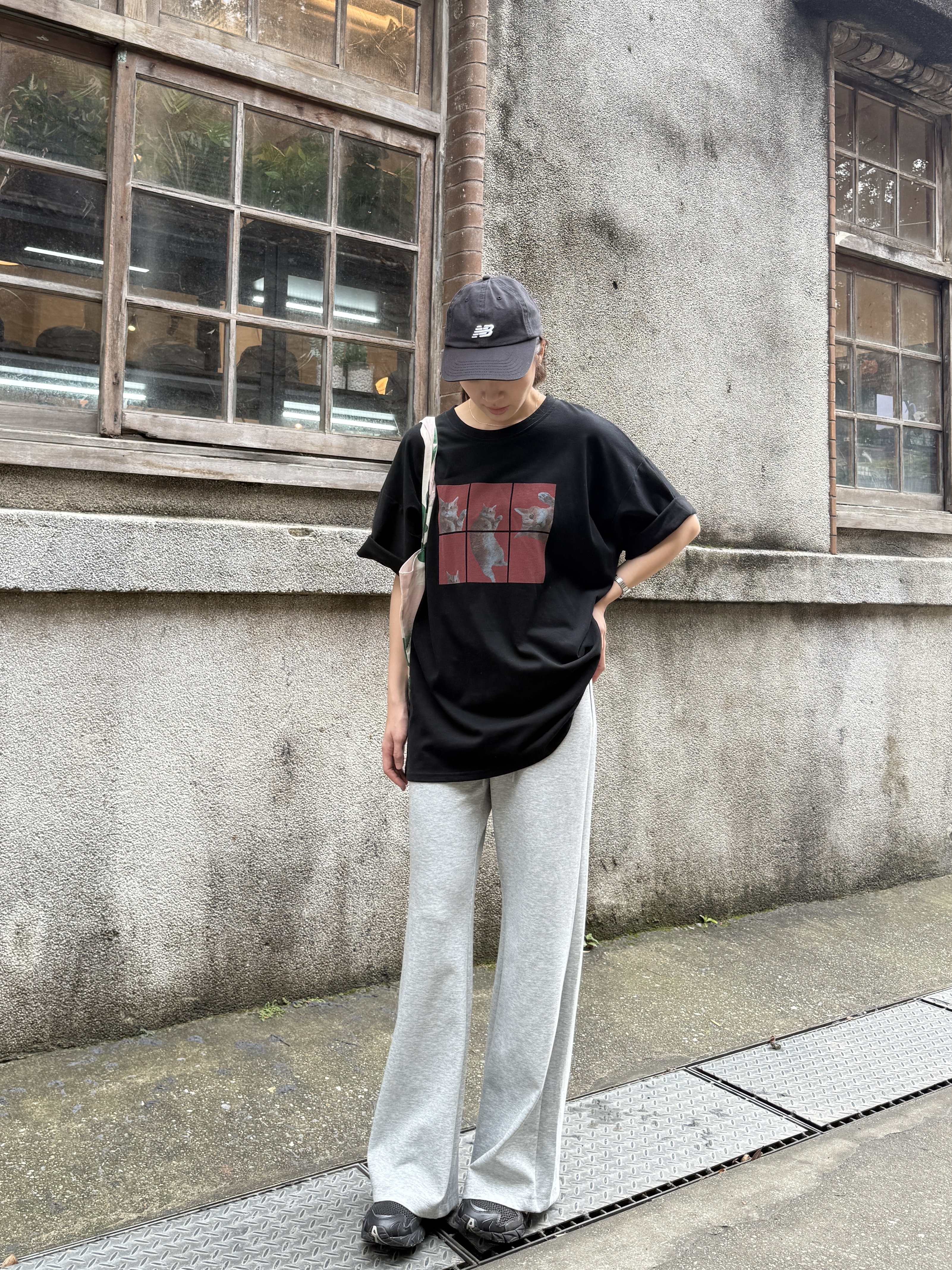 顯瘦微喇叭中腰棉質褲*3色