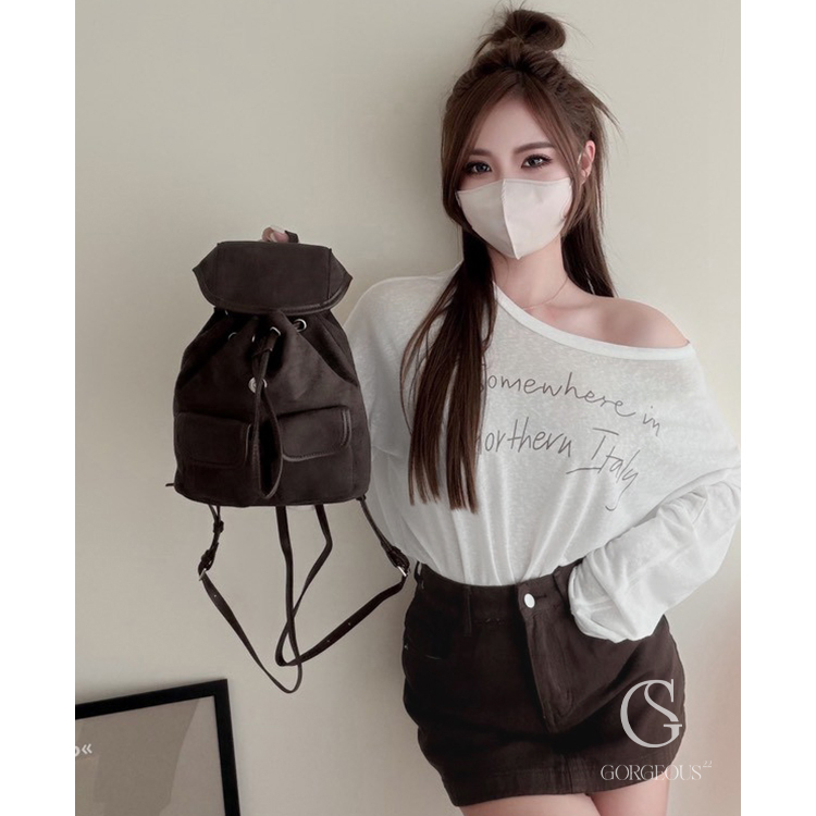 G8478 「Light麂皮輕巧萬用後背包」