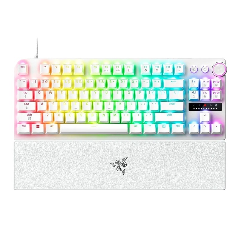 Razer 雷蛇 Huntsman V3 Pro TKL 80%獵魂光蛛 光軸機械式鍵盤 英文 黑色/白色