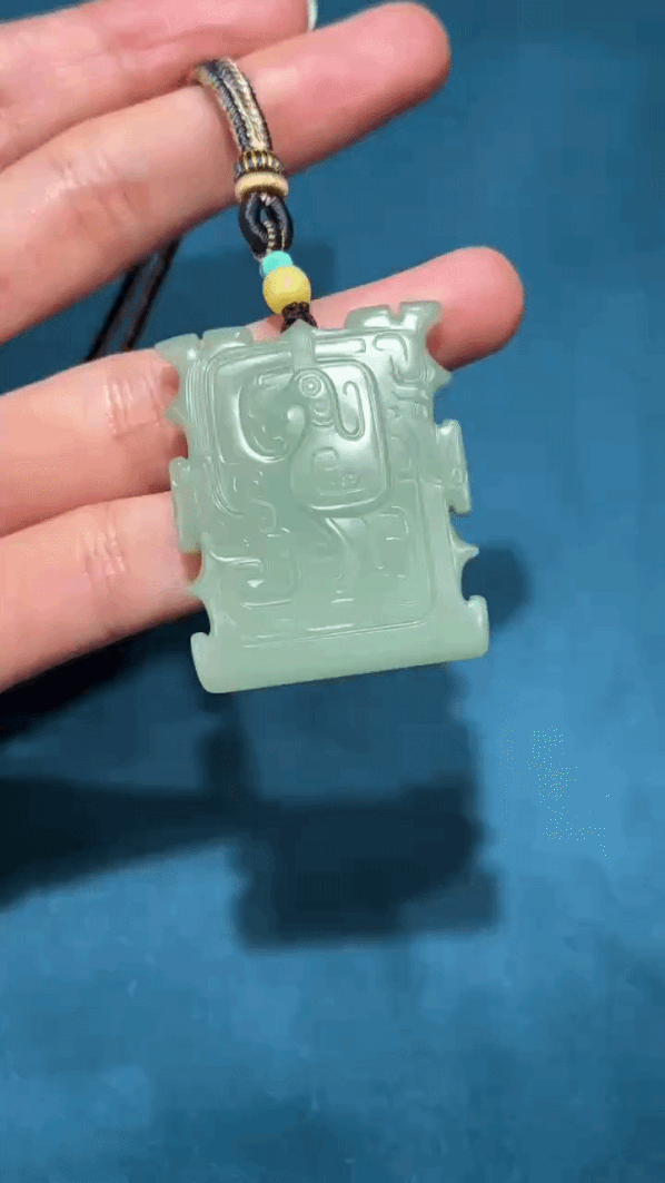 21024 和田玉碧玉西週鳳鳥佩掛件