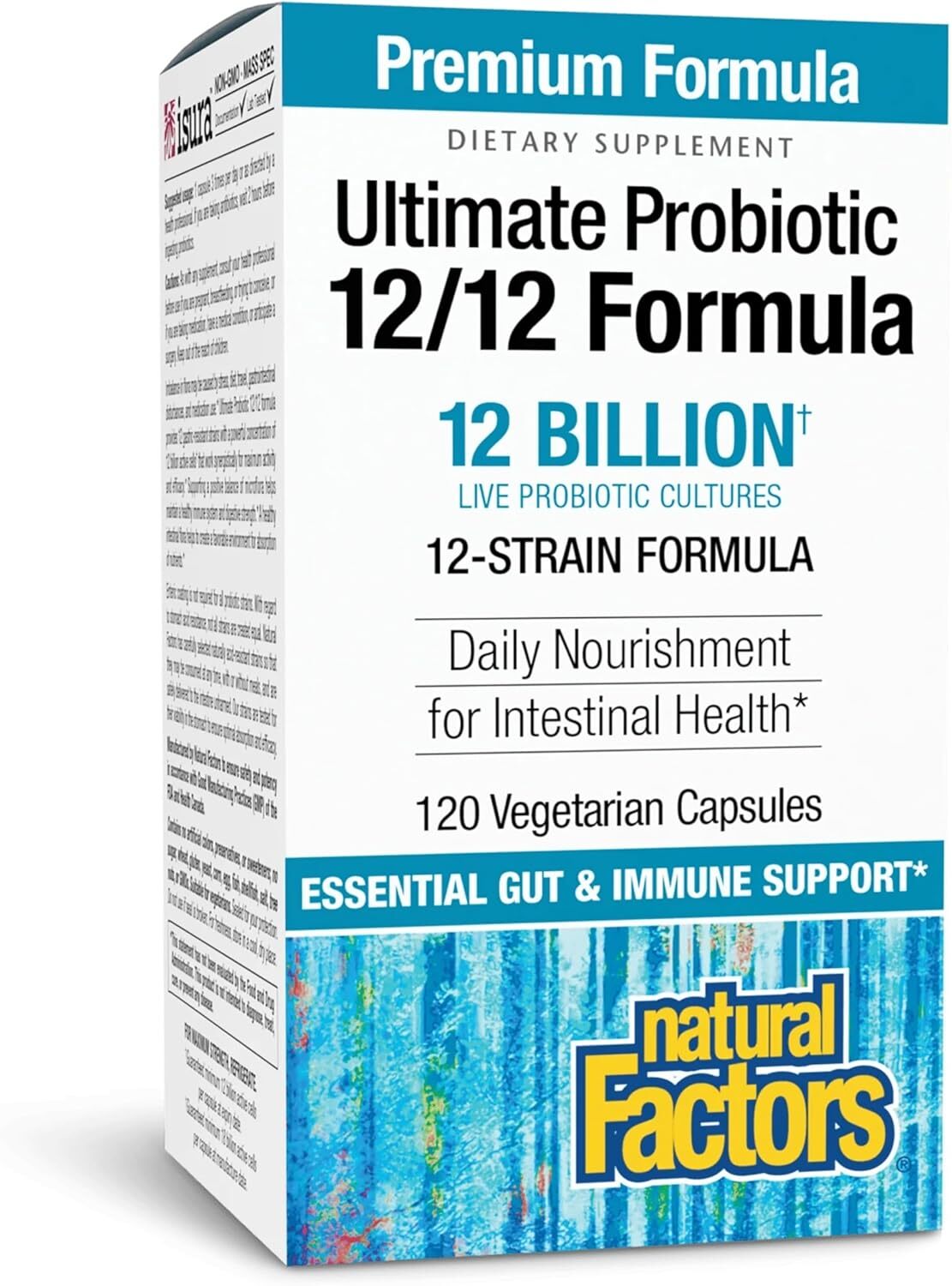 Natural Factors Ultimate Probiotic 12/12 Formula 120 vcaps