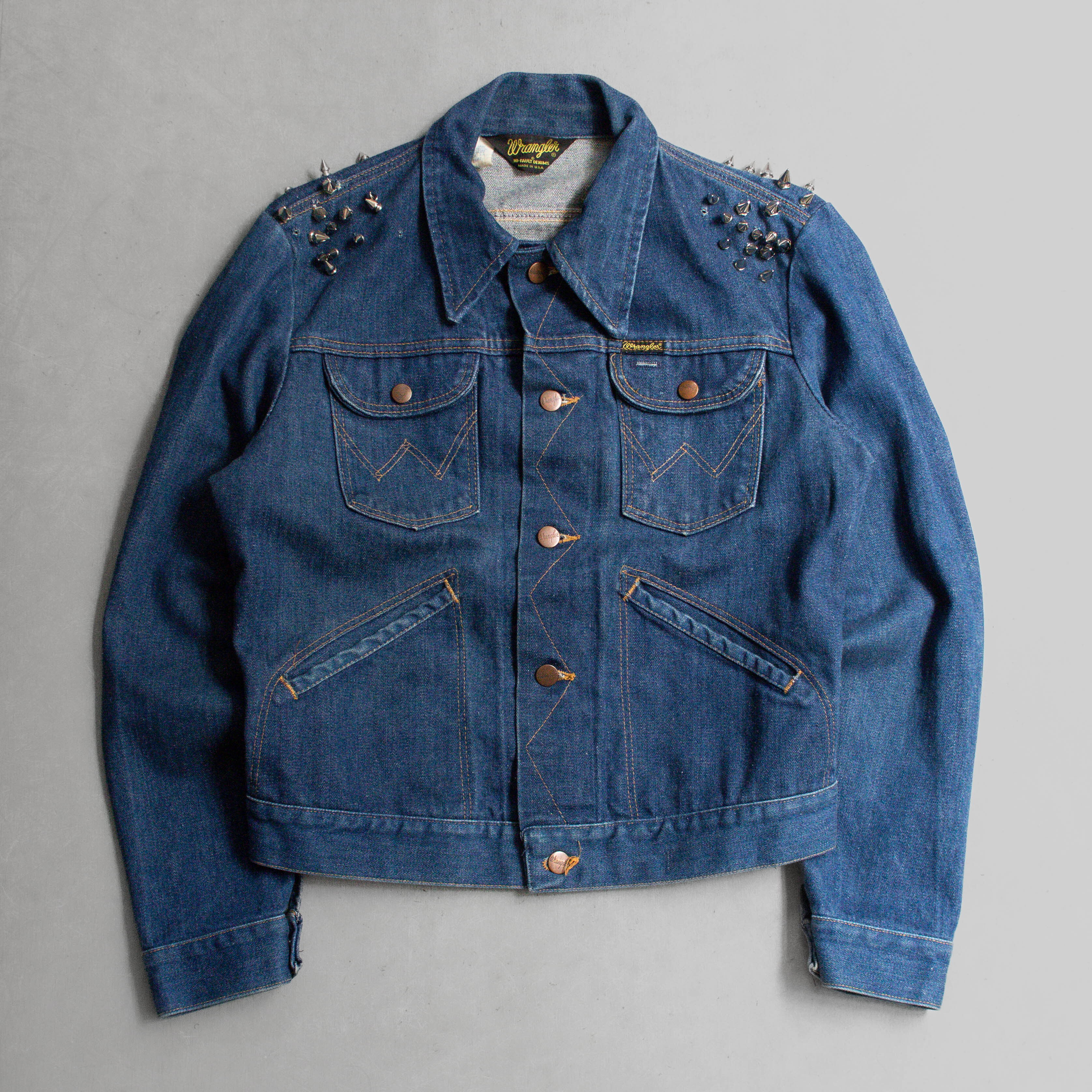 80S WRANGLER CUSTOM 126MJ DENIM JACKET 美國製 卯丁 丹寧 外套 C