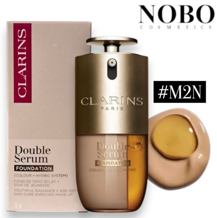 嬌韻詩 - Double Serum 賦活精華粉底液 #M2N [Matches 108.3N] 30ml (平行進口)