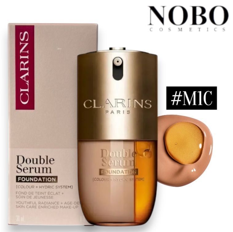 嬌韻詩 - Double Serum 賦活精華粉底液 #M1C [Matches 109C] 30ml  (平行進口)