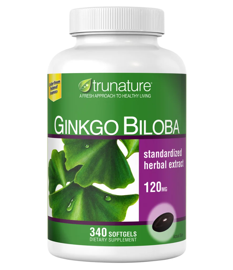 【直播】Trunature LX0306902 Ginkgo Biloba 銀杏葉 120mg, 340 Softgels