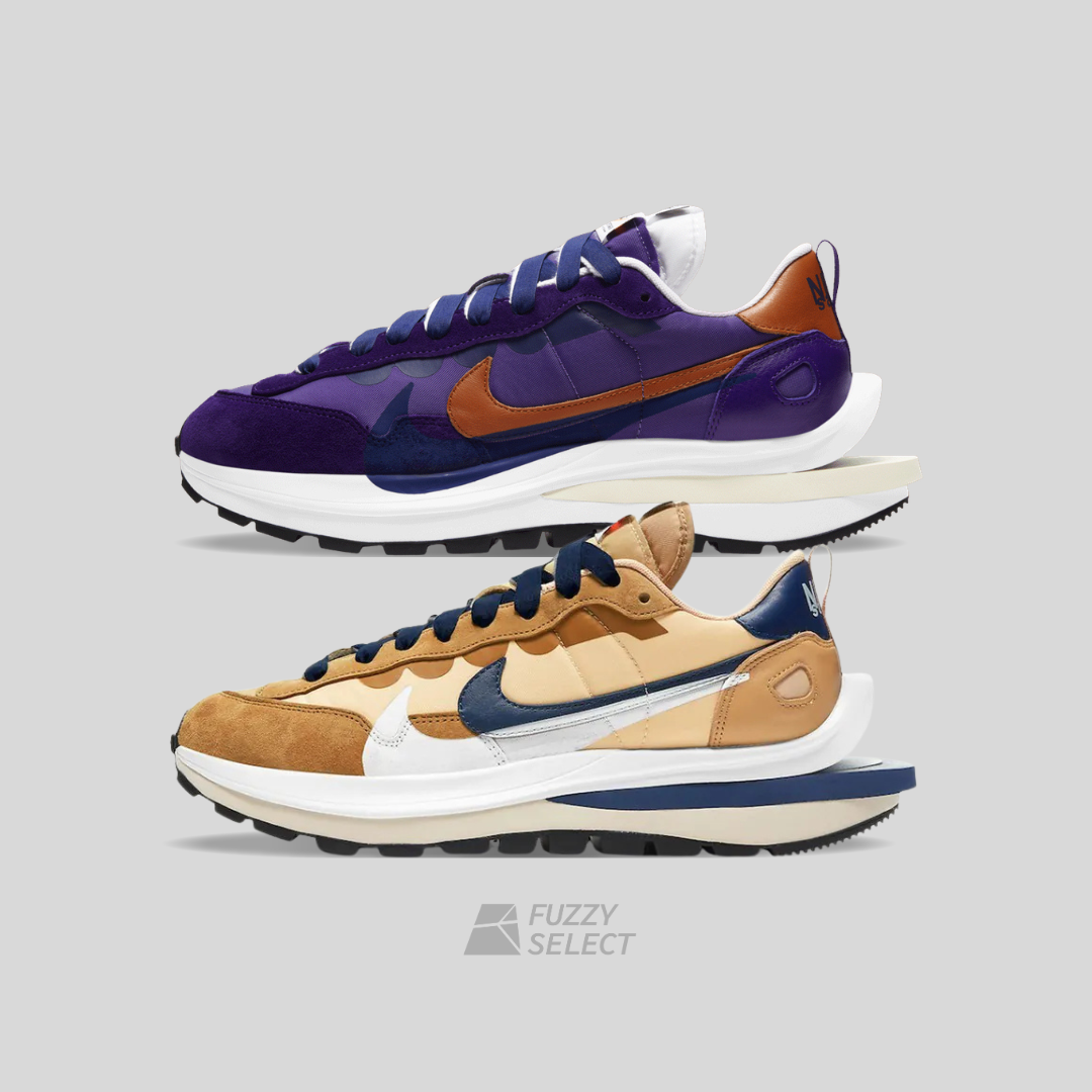 【逢甲FUZZY】Sacai x Nike Vaporwaffle "Dark Iris/Sesame" 奶茶 DD1875-200 紫 DD1875-500