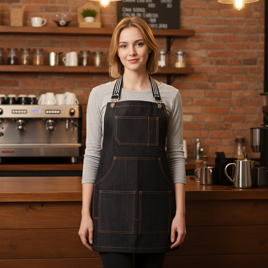 職人牛仔布圍裙